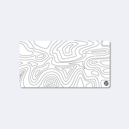 WINTER TOPOGRAPHIC MOUSEPAD